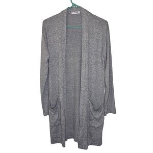 3/$20 Cherish Gray Open Front Long Sleeve Cardigan